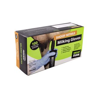 Milking Gloves Shoof Nitrile Med/100