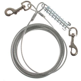 Tie Out Cable with Spring 4m