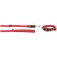 GoLeyGo Dog Leash+Collar cpt Lg Red